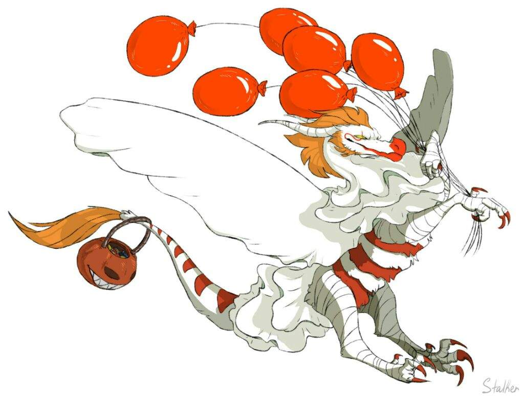 Dragon Pennywise :> | Art Amino