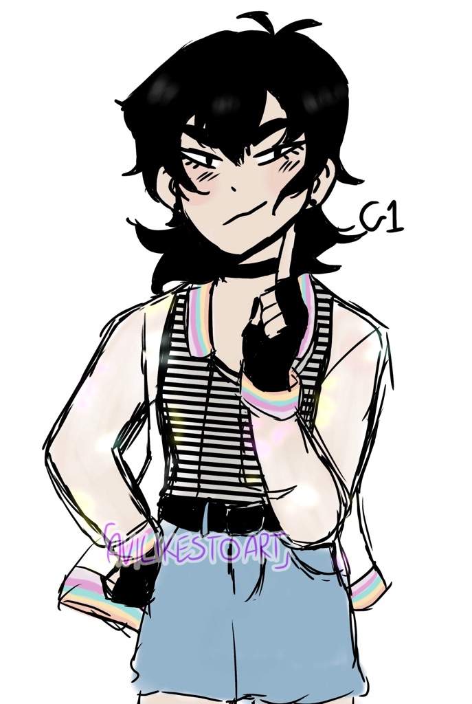 A Lance And Keith I Did On My Tumblr For An Outfit Meme Thingy