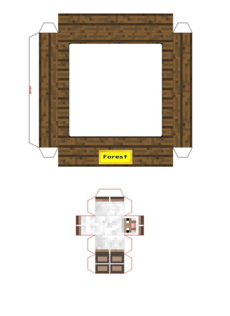 papercraft templates minecraft mini