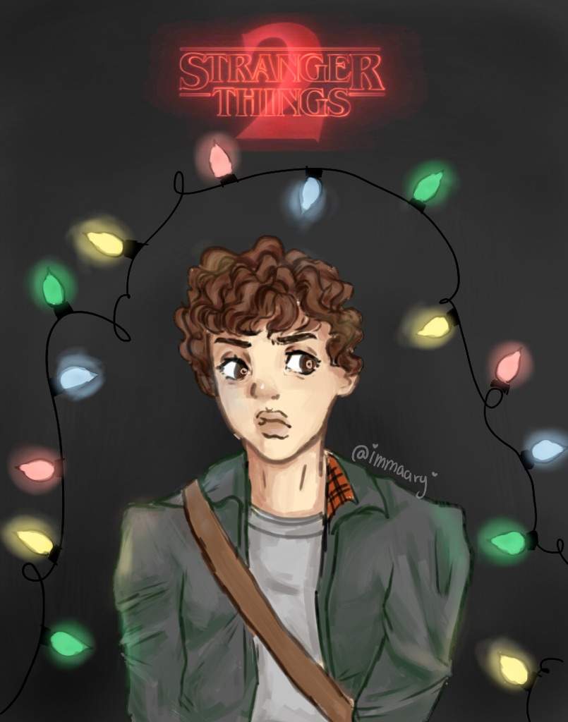 Eleven s2 fanart🖤 | Stranger Things Amino