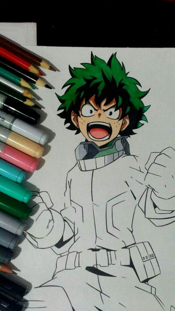 midoriya boku no hero para desenhar