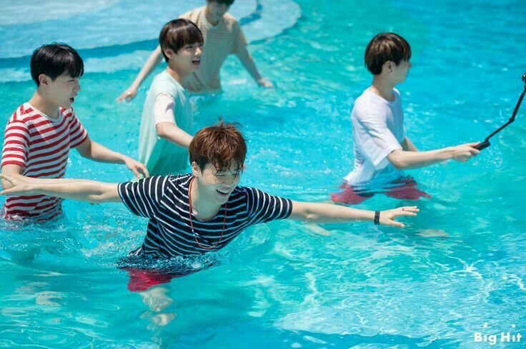 SWIM!BTS [Pt.02]SWIMMING POOL🏊 BTS Styles Amino