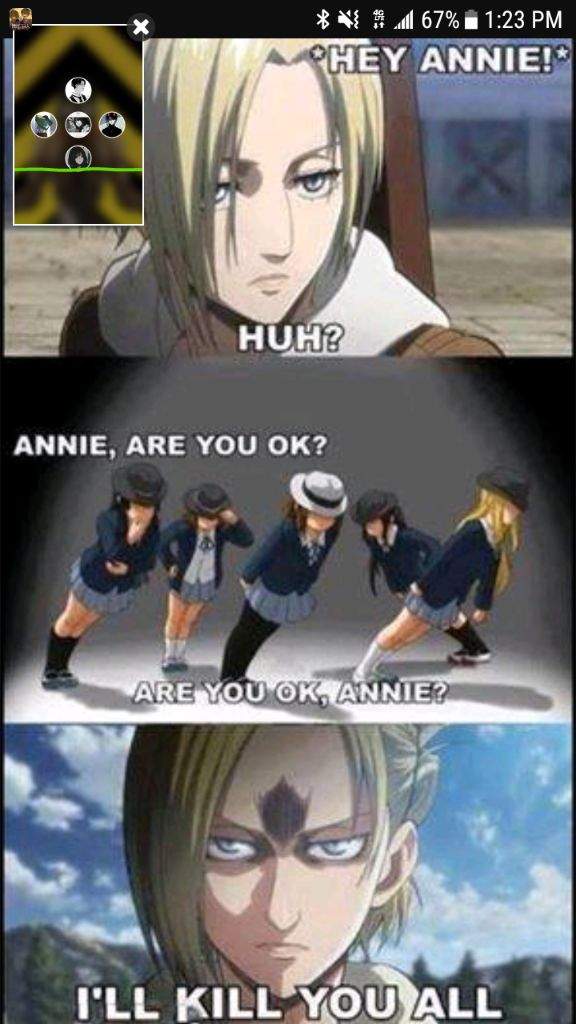 Are You Ok Annie Attack On Titan Amino