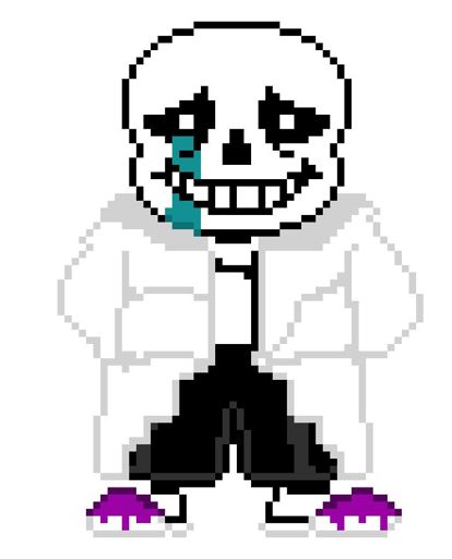 Sans pixel art by AlphaM757 on DeviantArt