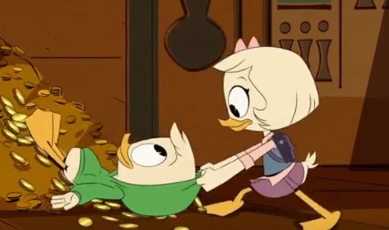 Louie and Webby captures (S1EP8) (Spoilers) | Duck-Tales Amino