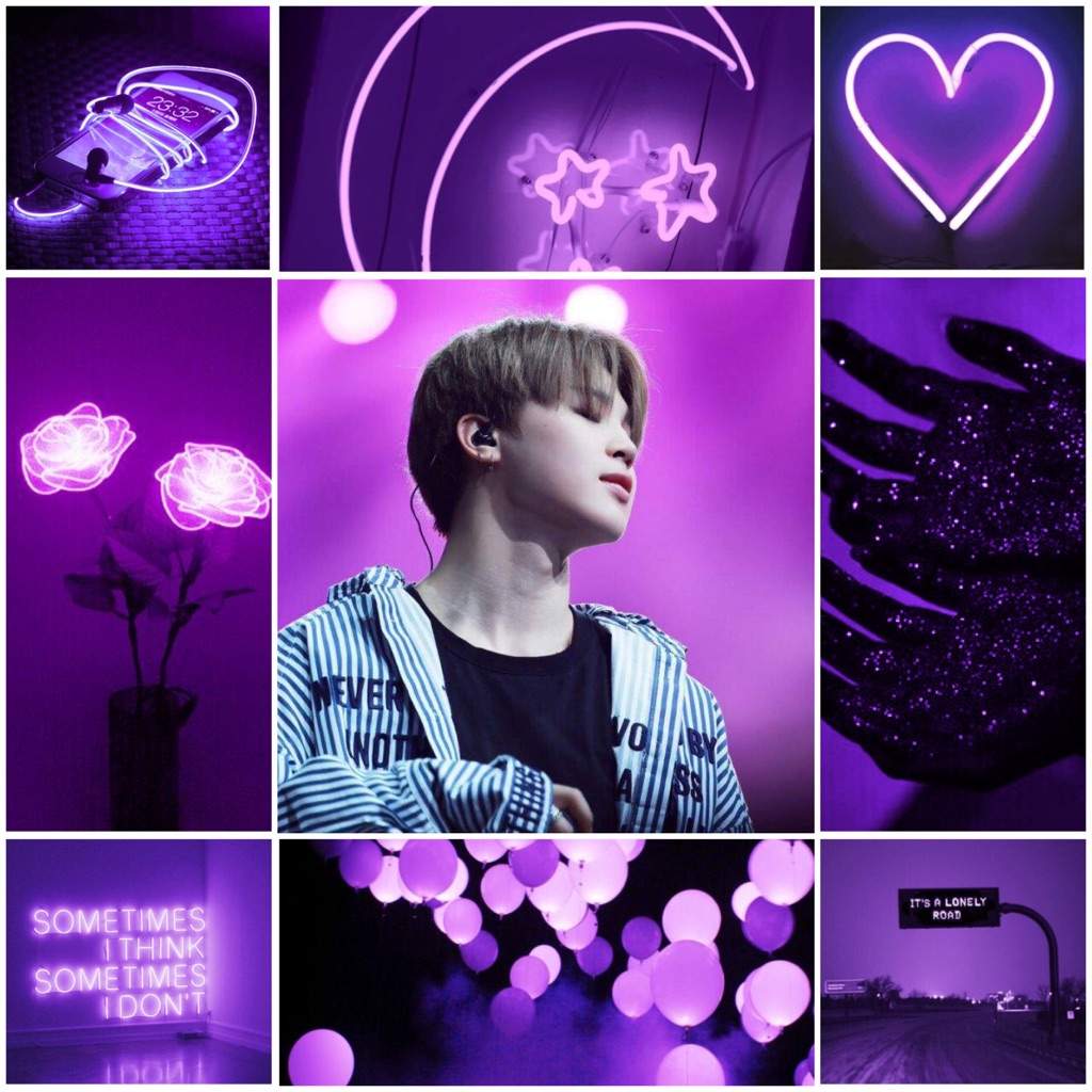 Mysterious Purple Jimin | BTS ARMY's Moodboards Amino