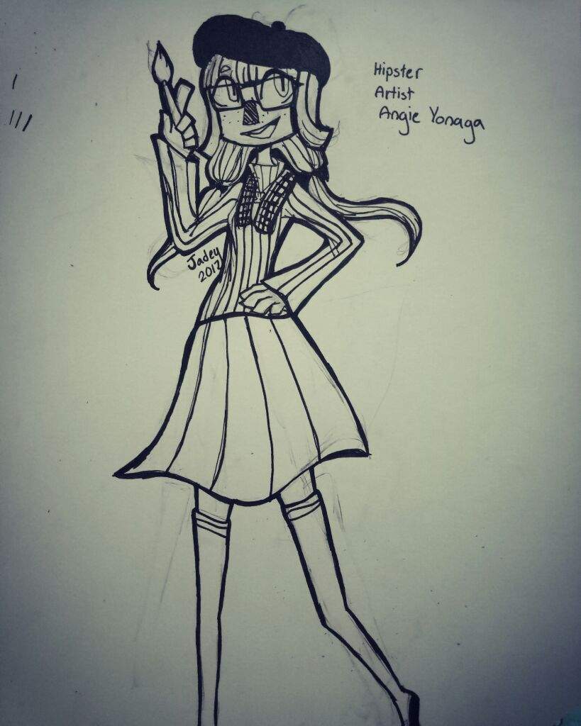 hipster artist angie danganronpa amino