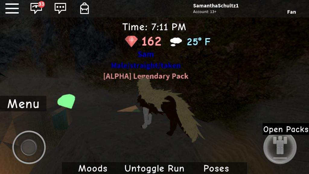 Found Semi Rare Green Gems On Wolf Life 2 Roblox Amino - how to run in wolves life roblox