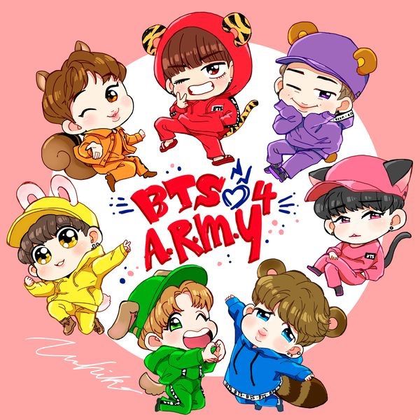  BTS  designed their Line Characters  International Kpop Amino