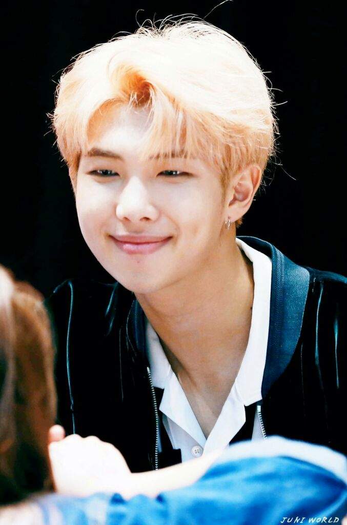 his closed-mouth smile | RM ARMY Amino