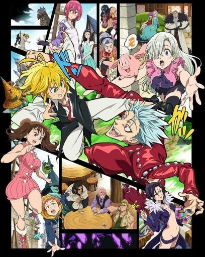 SAIU NOVO ANIME DE NANATSU NO TAIZAI! OS 4 CAVALEIROS DO