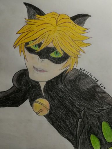 Meine erste Zeichnung von Chat Noir! 😹😻 | Miraculous Amino