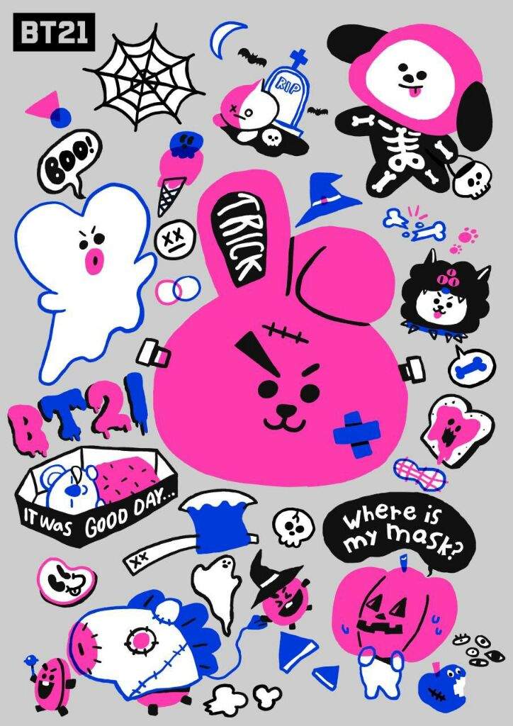 bt21 cooky halloween