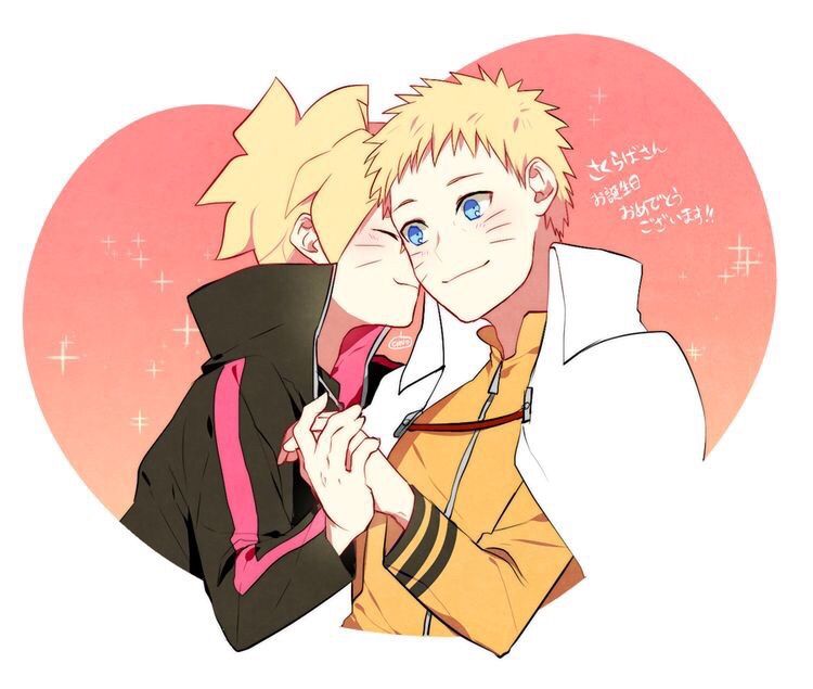 Uzumaki Naruto /Uzumaki Boruto / Father and son /Lovely pic / Heart ...