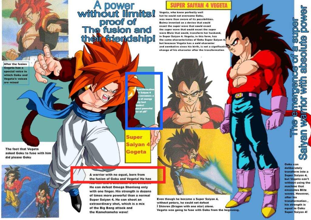 "Goku can deliberately transform into a Super Saiyan 4, but Vegeta can...