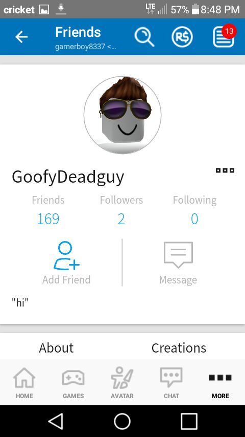My First Account Roblox Amino - 