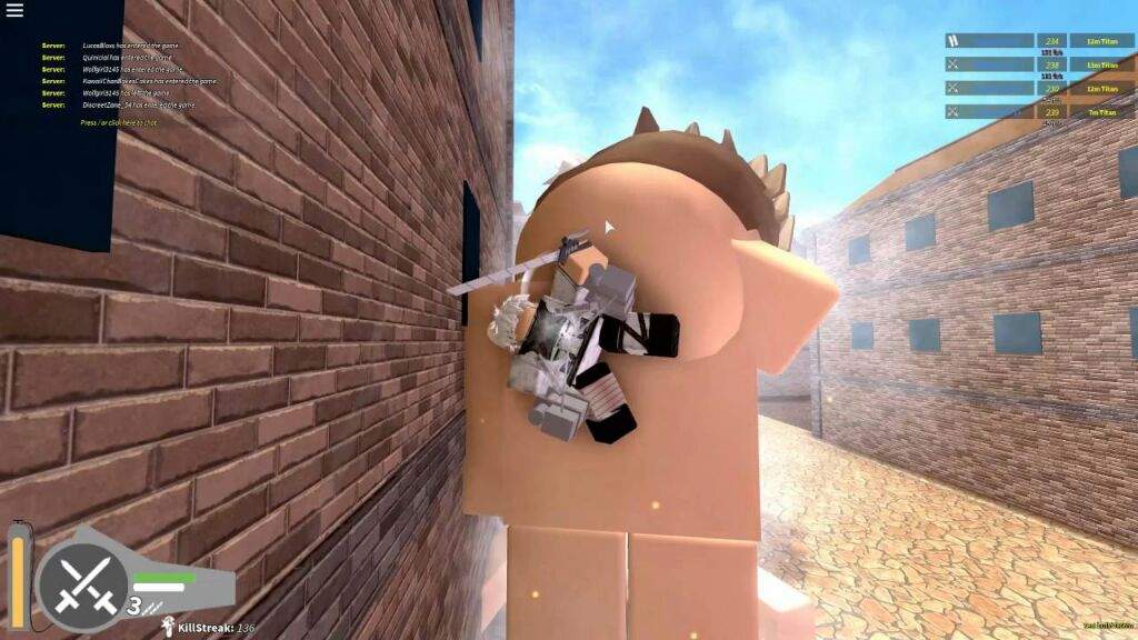 ataque a los titanes en roblox shingeki no kyojin roblox