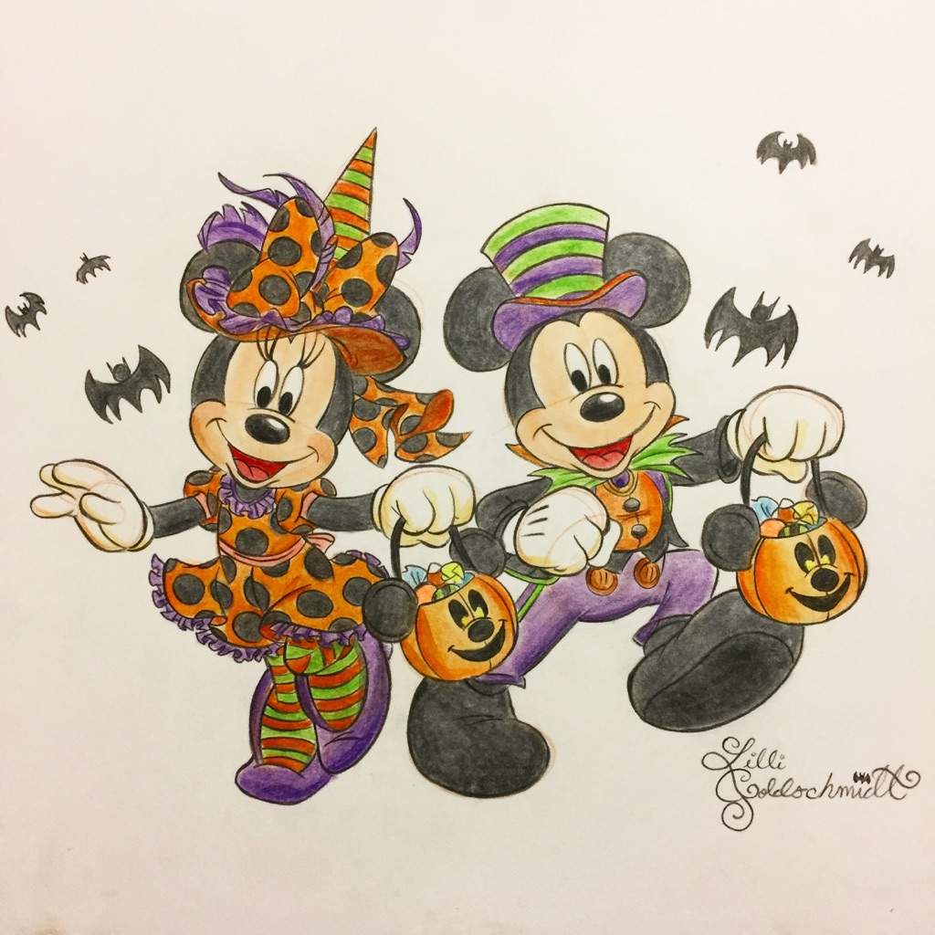 Halloween Sketches at Disney! | Cartoon Amino