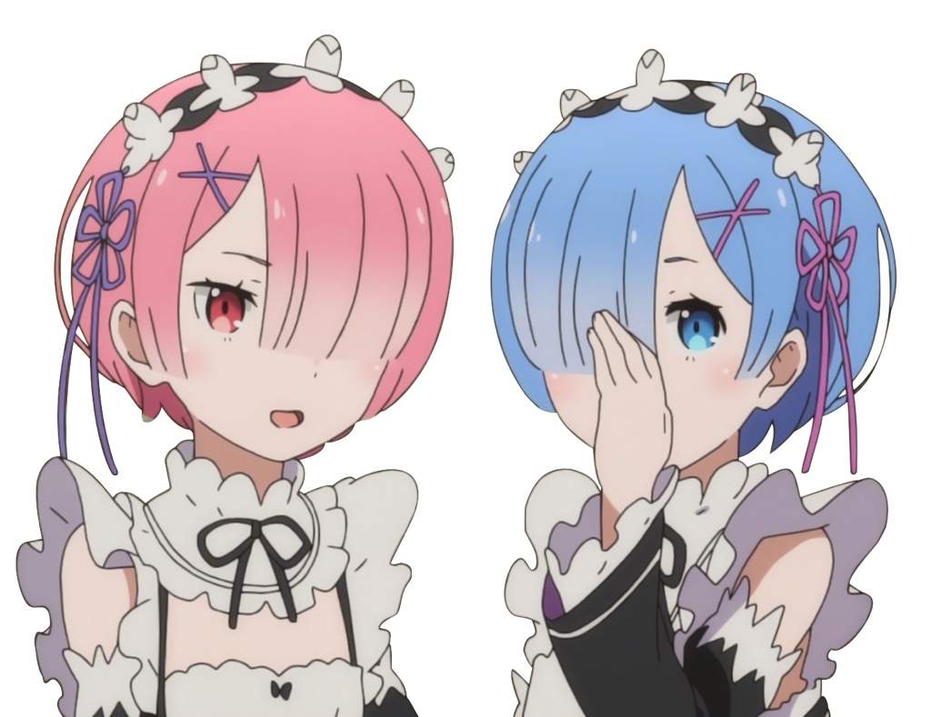 Rem and Ram from 'Re:Zero' .