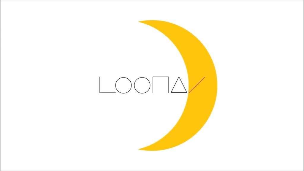 Behind Loona's logo.