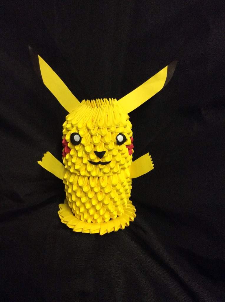 3-D origami Pikachu | Crafty Amino