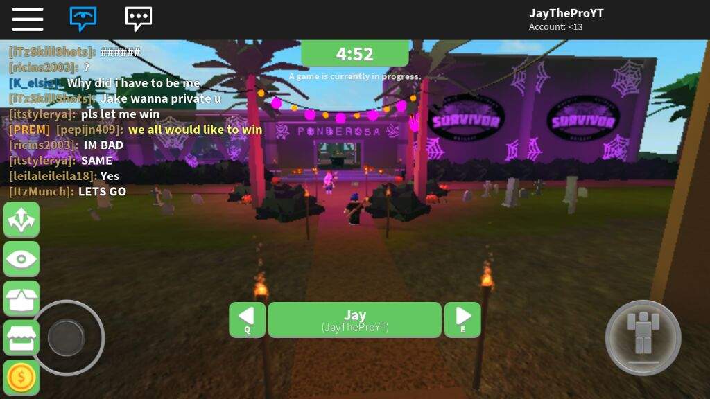 Survivor Game Of The Week 1 Roblox Amino - how to private chat in roblox survivor