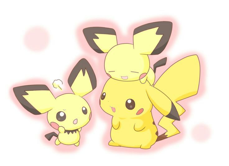 Dibujo pikachu y sus hijos | •Pokémon• En Español Amino