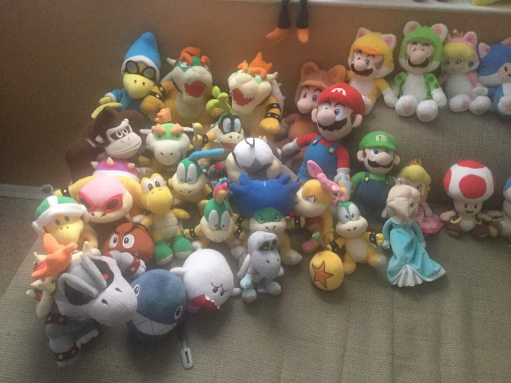 super mario plush collection