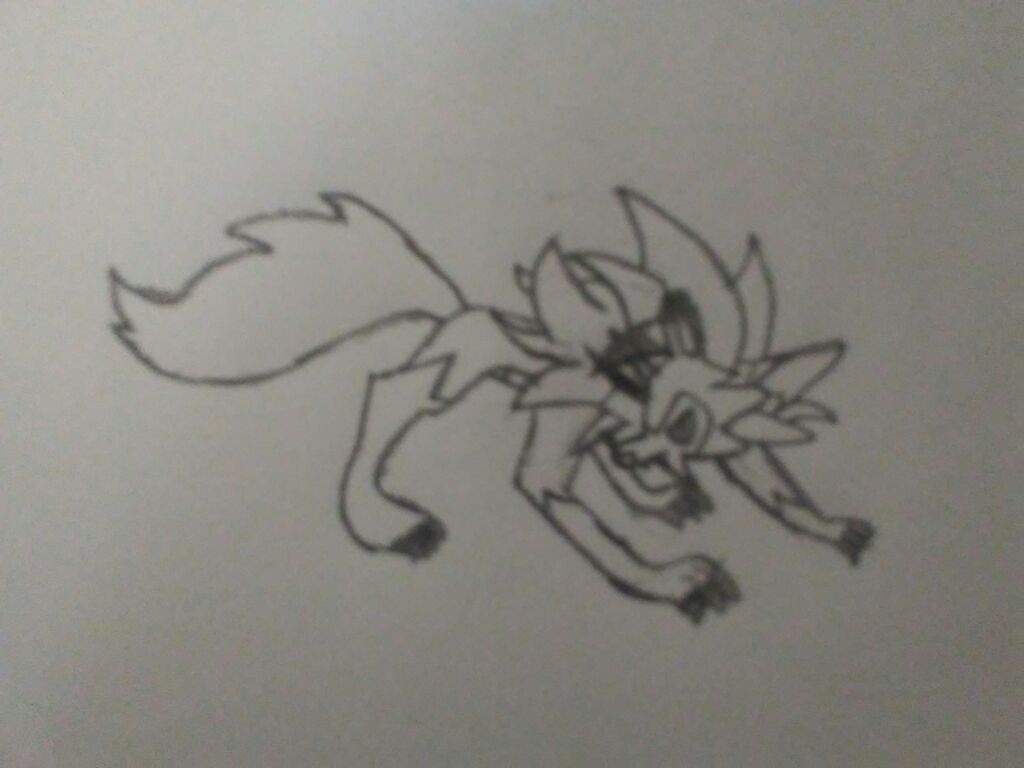 Check out my drawings of dusk lycanroc and solgaleo | Pokémon Ultra Sun ...