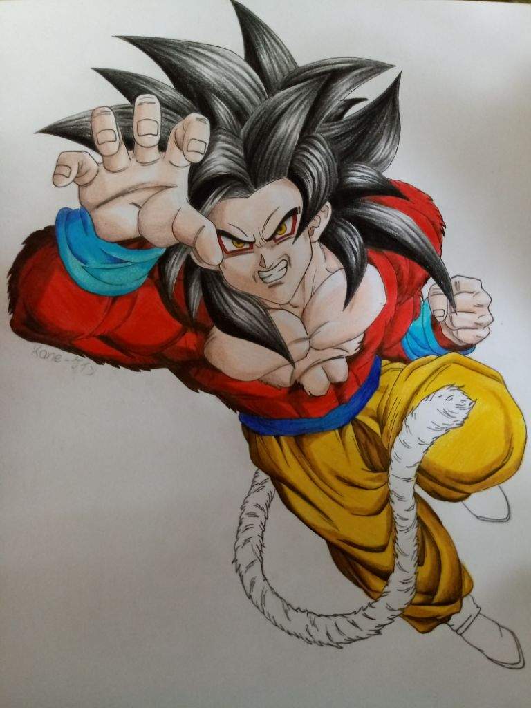 Como Dibujar A Goku Ssj4 Paso A Paso Muy Facil 2022 Dibuja Facil Images 