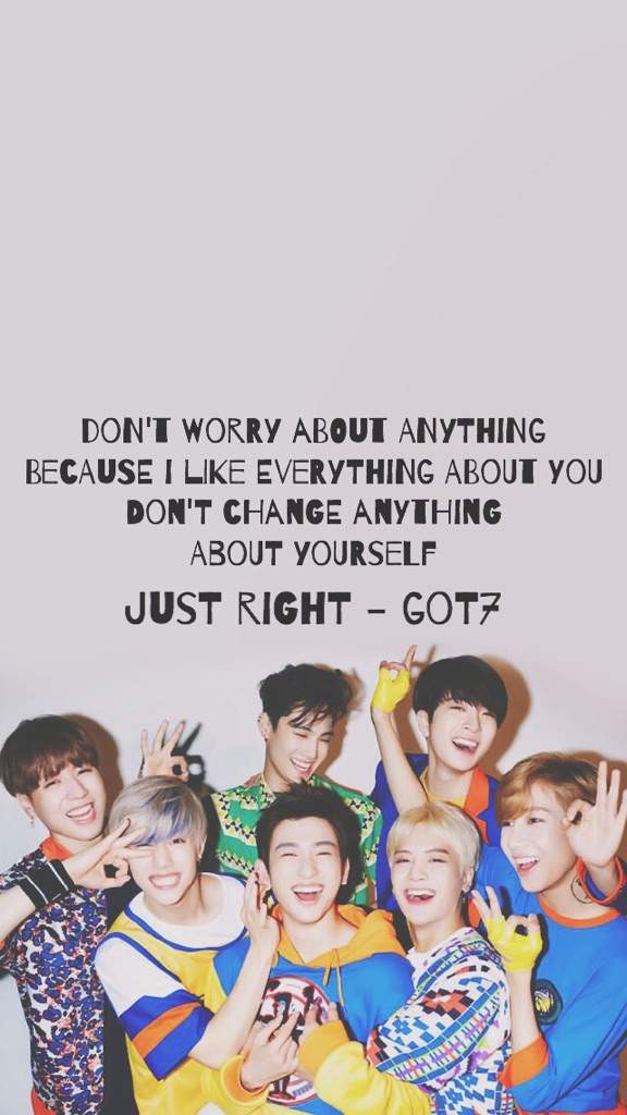 Got7 Lyric Wallpapers Got7 Amino