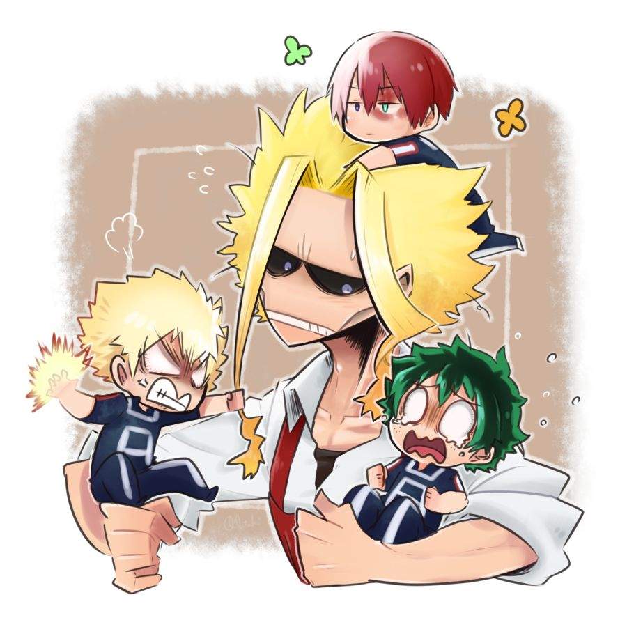 Deku X Todoroki X Bakugo Kissing