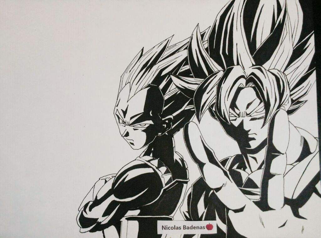 Dibujo de Goku y Vegeta / Dragón Ball Z | Arte Anime Amino ... Dibujo de Goku y Vegeta / Dragón Ball Z | Arte Anime Amino ...
