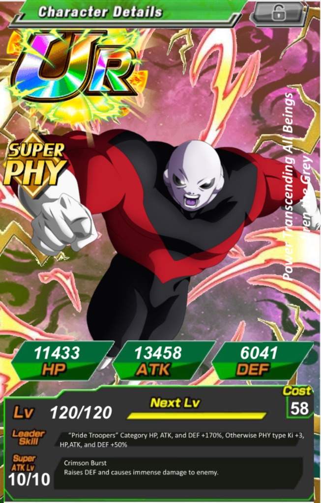 My Fanmade TUR Jiren and UI Goku Cards for Dokkan Battle | DragonBallZ ...