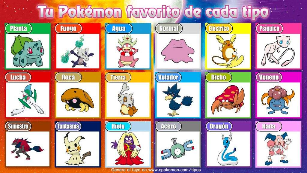 Mis Pokes Favoritos De Cada Tipo •pokémon• En Español Amino