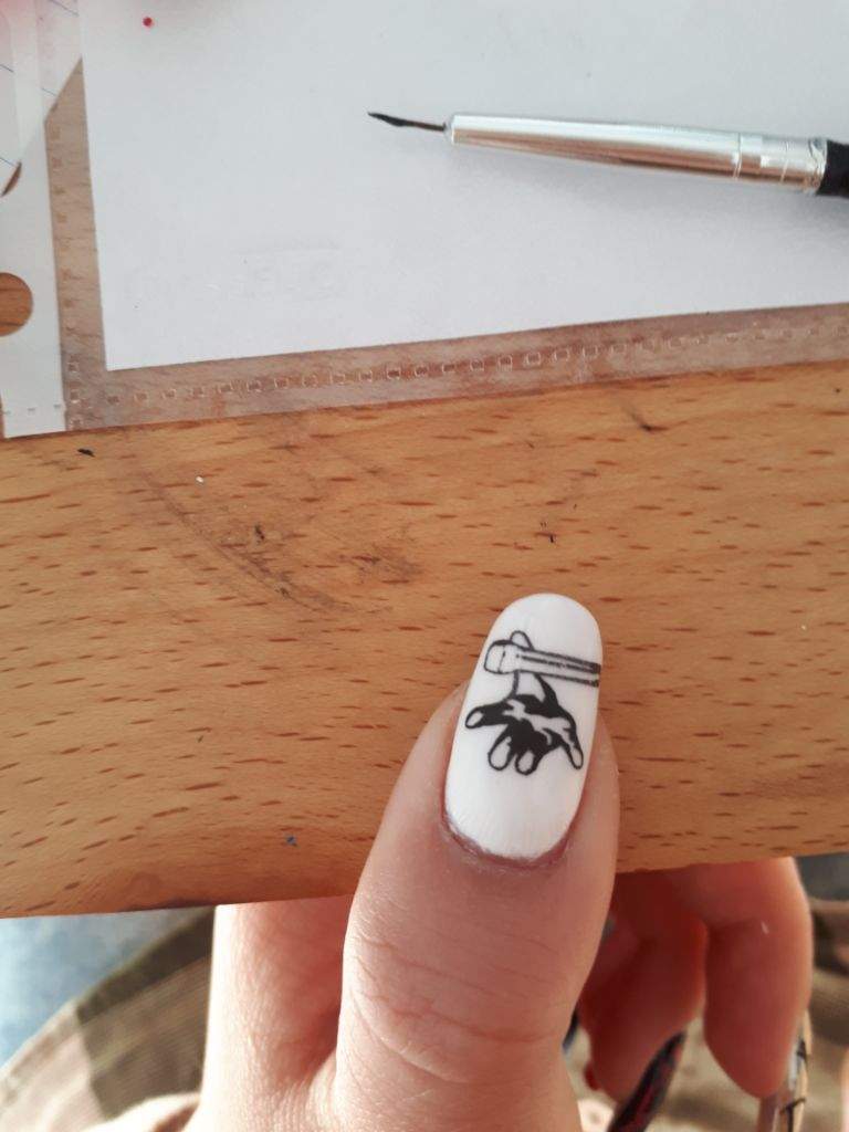 Mic drop nail art (DIY) | ARMY's Amino