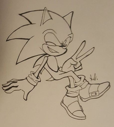 WIP Sonic Lineart | Sonic the Hedgehog! Amino