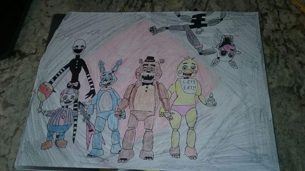 Fnaf 2 Drawing 