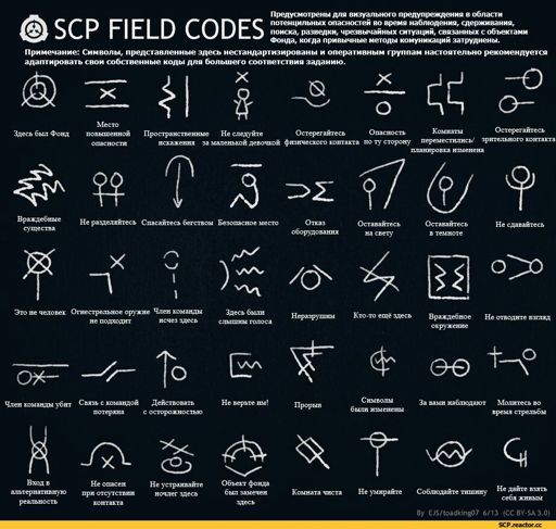 ⚠SCP FIELD CODES⚠ | SCP Foundation [RUS] Amino