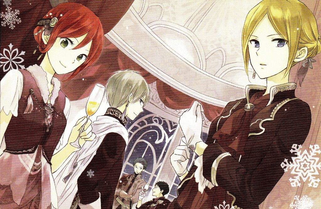Anime princess with red hair