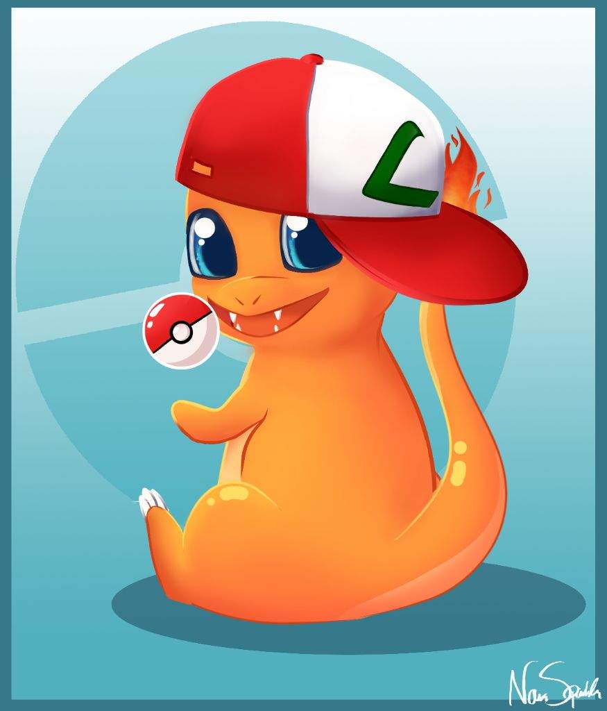 charmander with hat