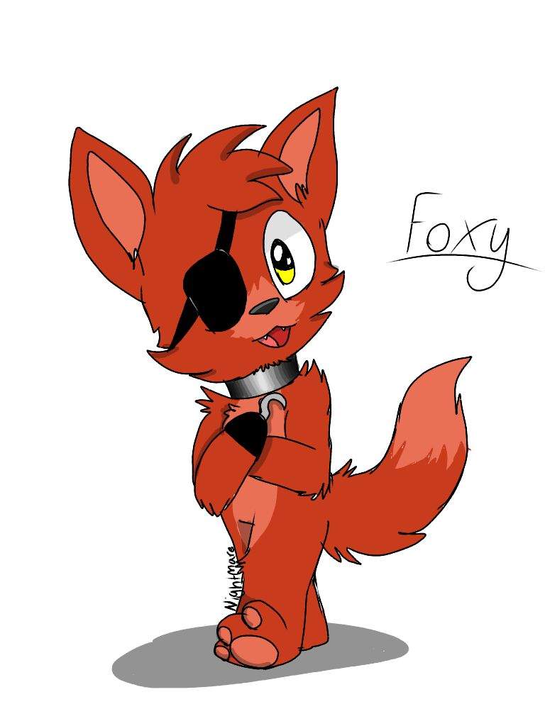 How To Draw Foxy Five Nights At Freddy S Myhobbyclass
