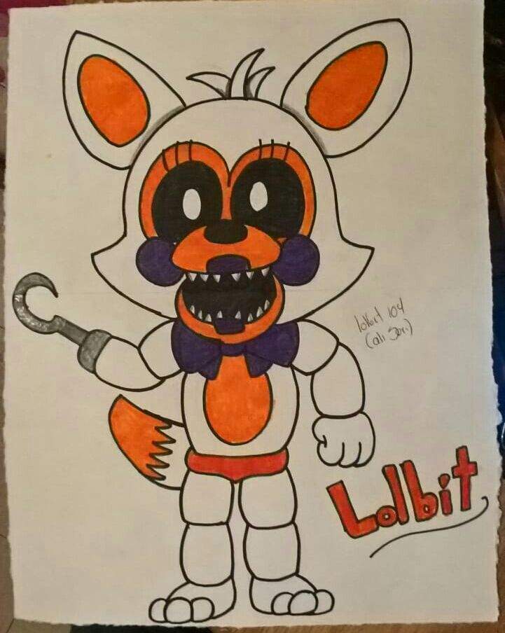 Dibujo de adventure lolbit | FNaF Amino [ Español ] Amino