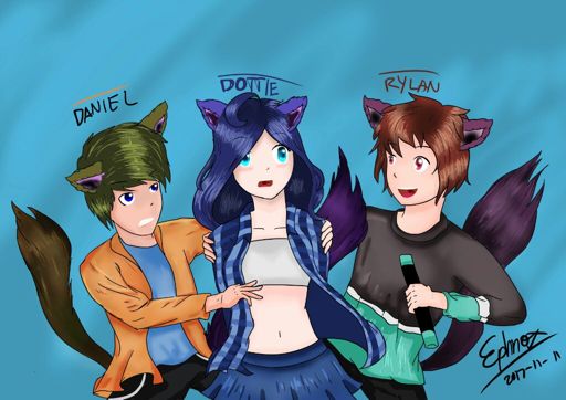 Adorable Friendship! (Daniel, Dottie, Rylan from MyStreet) | Aphmau Amino