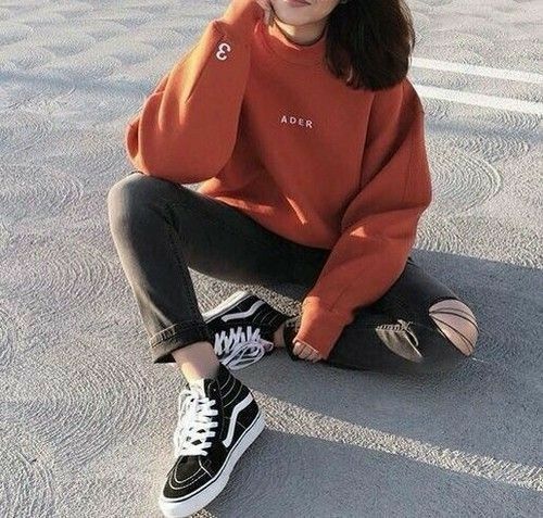 Orange is Original🙎‍♀️🌺🍊 | Korean Fashion Amino