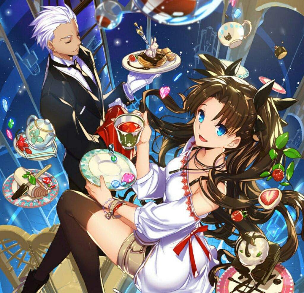 rin tohsaka street choco maid fate grand order cosplay by tuna anime amino rin tohsaka street choco maid fate