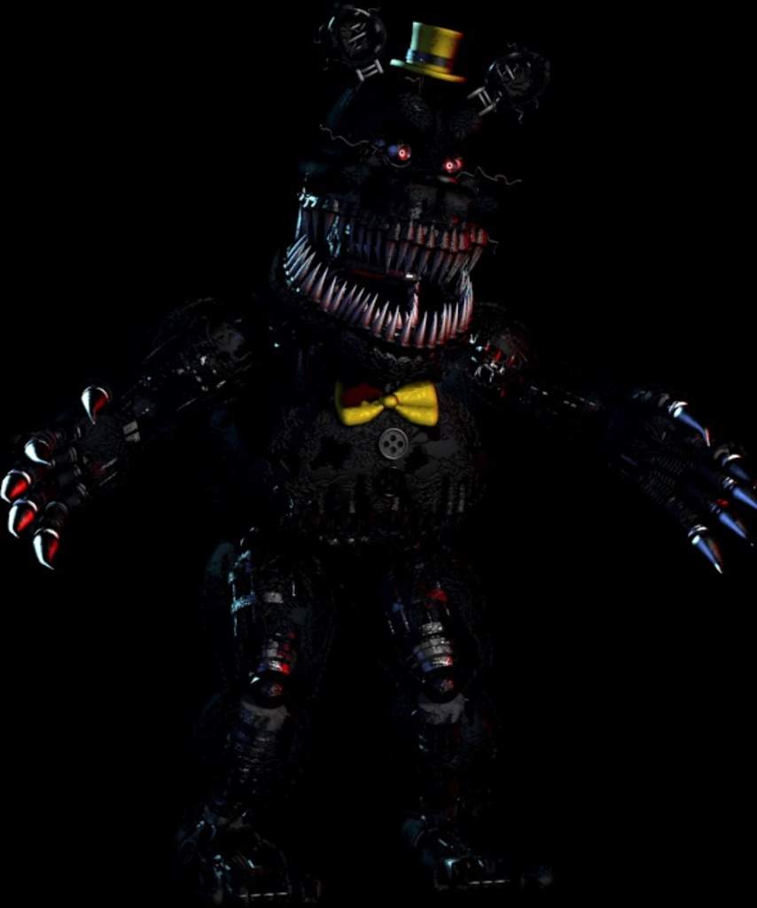 glow in the dark nightmare freddy