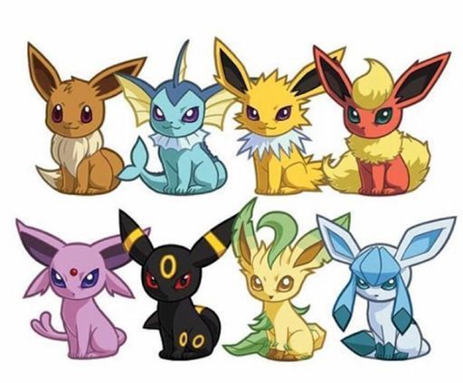 Evoluciones de eevee | •Pokémon• En Español Amino