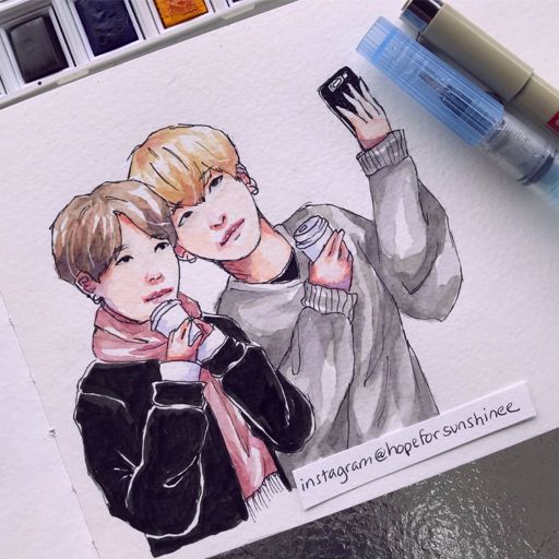 BTS Girlfriend Fanart Series 💖 | K-Pop Amino