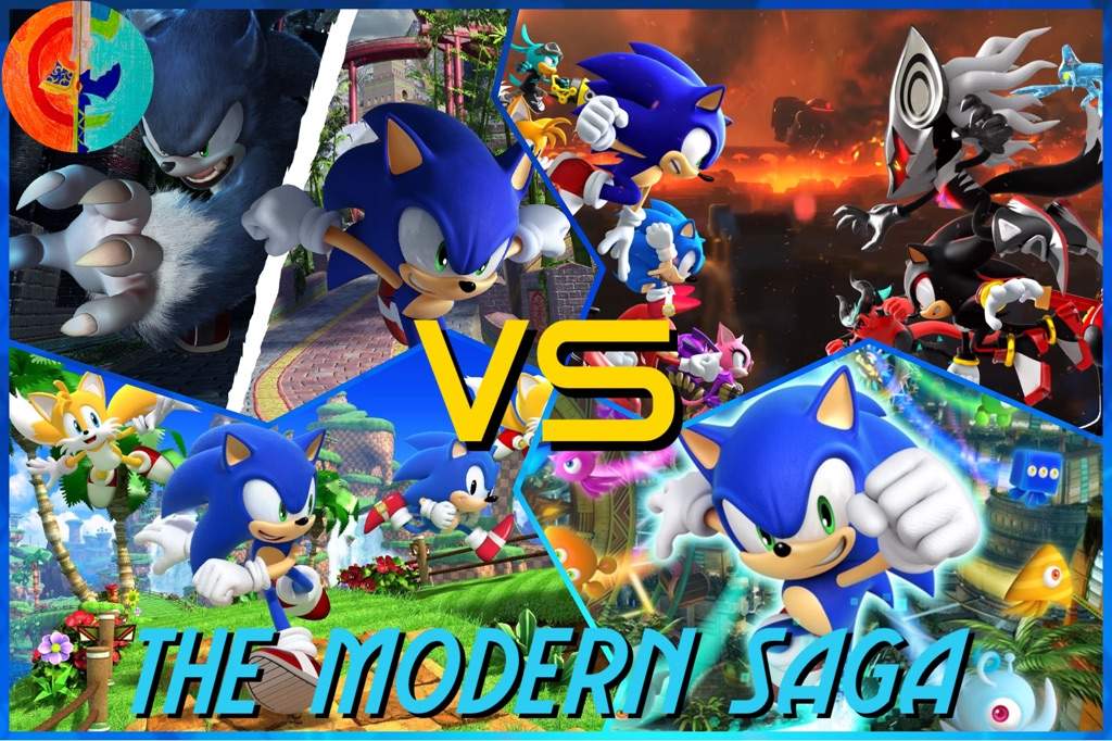 Modern Sonic Unleashed VS Colors VS Generations VS Forces Video 